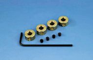 SLEC WHEEL COLLET 10SWG WITH GRUB SCREW AND ALLEN KEY (PK4) F-SL091A